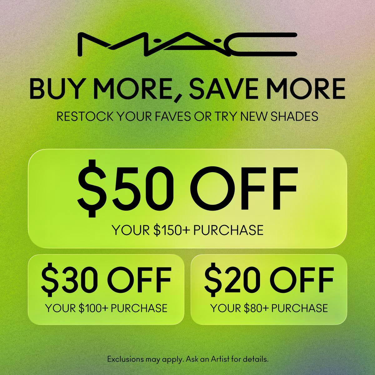 Buy More, Save More 